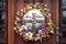 He is Risen Sign Wreath for Front Door Decor Religious Cross Easter Hanging Door Decorations, Farmhouse Flower He is Risen Door Sign Hanger for Home Spring Wall Indoor Outdoor Decorations